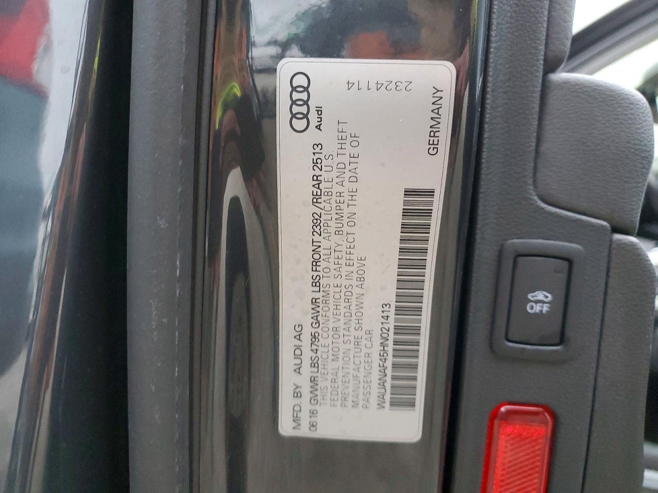 2017 Audi A4 Premium
