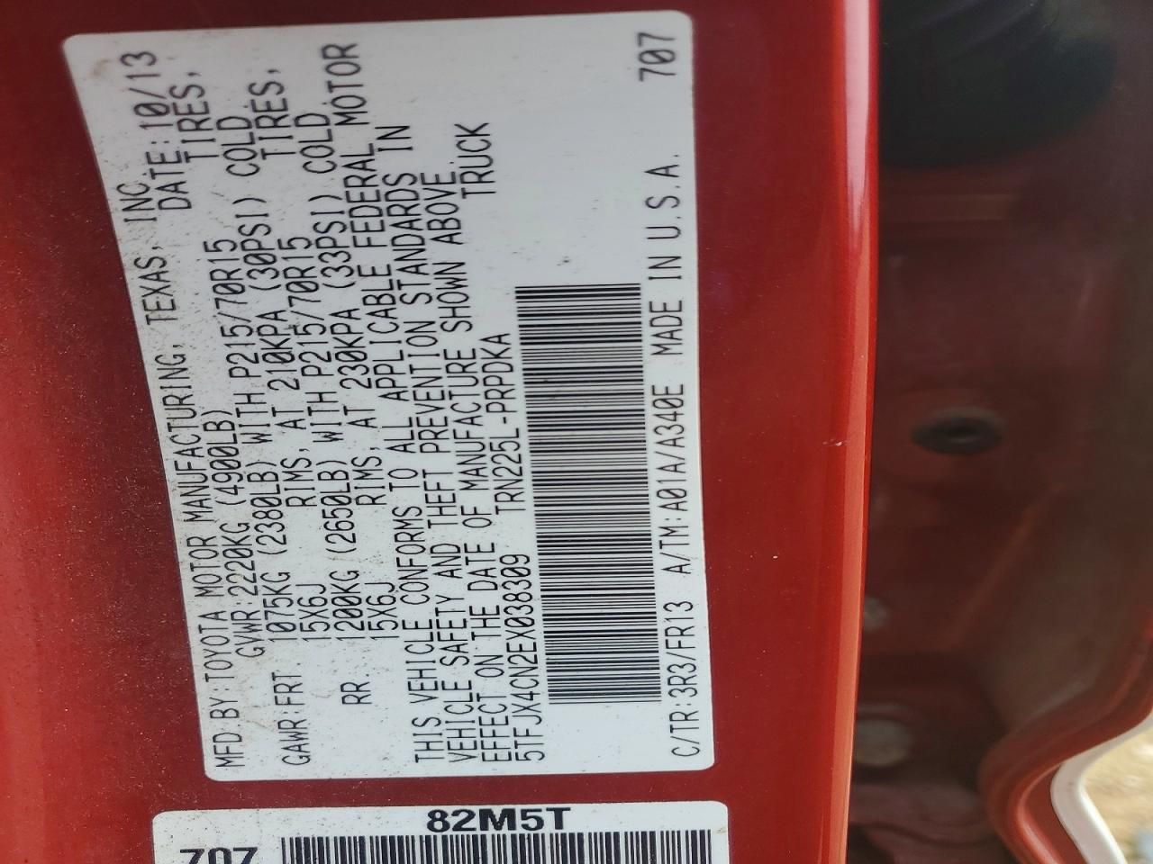 2014 Toyota Tacoma Double cab