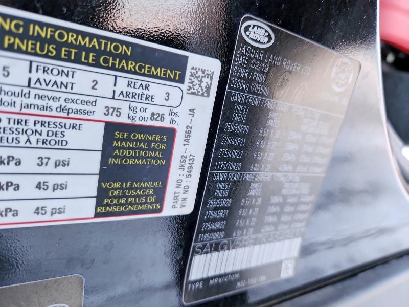 2019 Land Rover Range Rover Autobiography