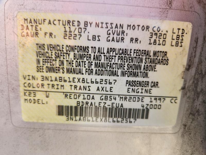 2008 Nissan Sentra 2.0