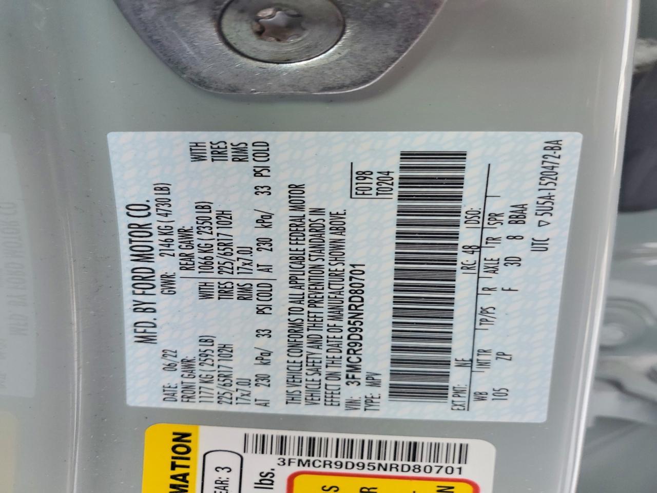 2022 Ford Bronco Sport Badlands