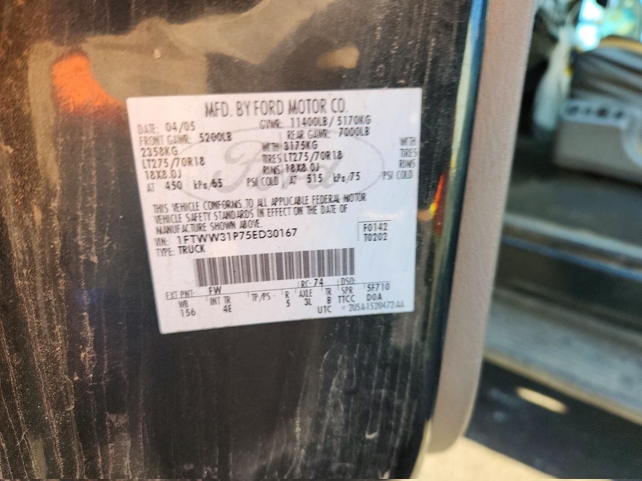 2005 Ford F350 SRW Super Duty