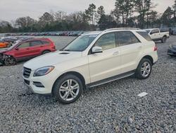 Mercedes-Benz salvage cars for sale: 2013 Mercedes-Benz Ml 350 4matic