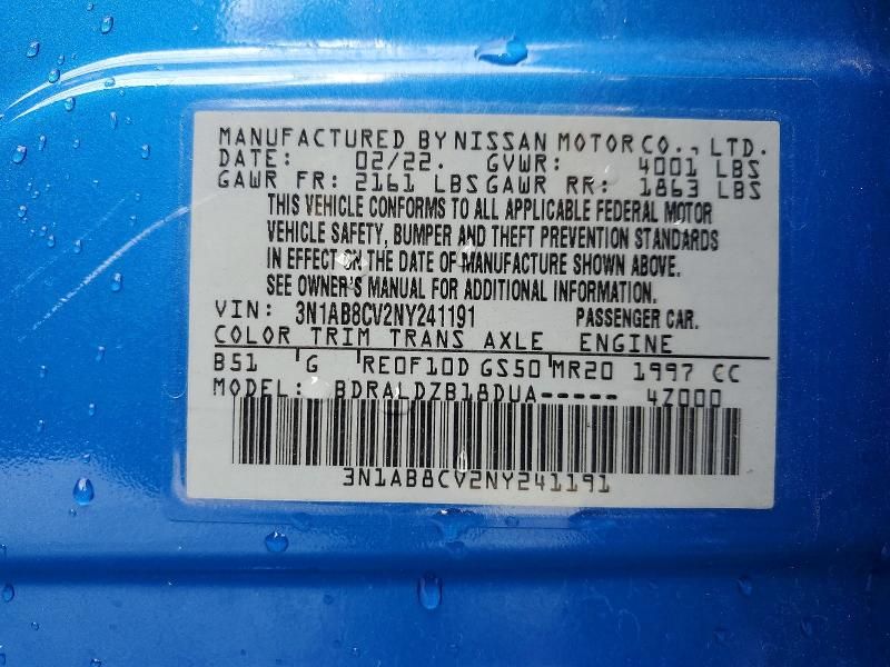 2022 Nissan Sentra sv