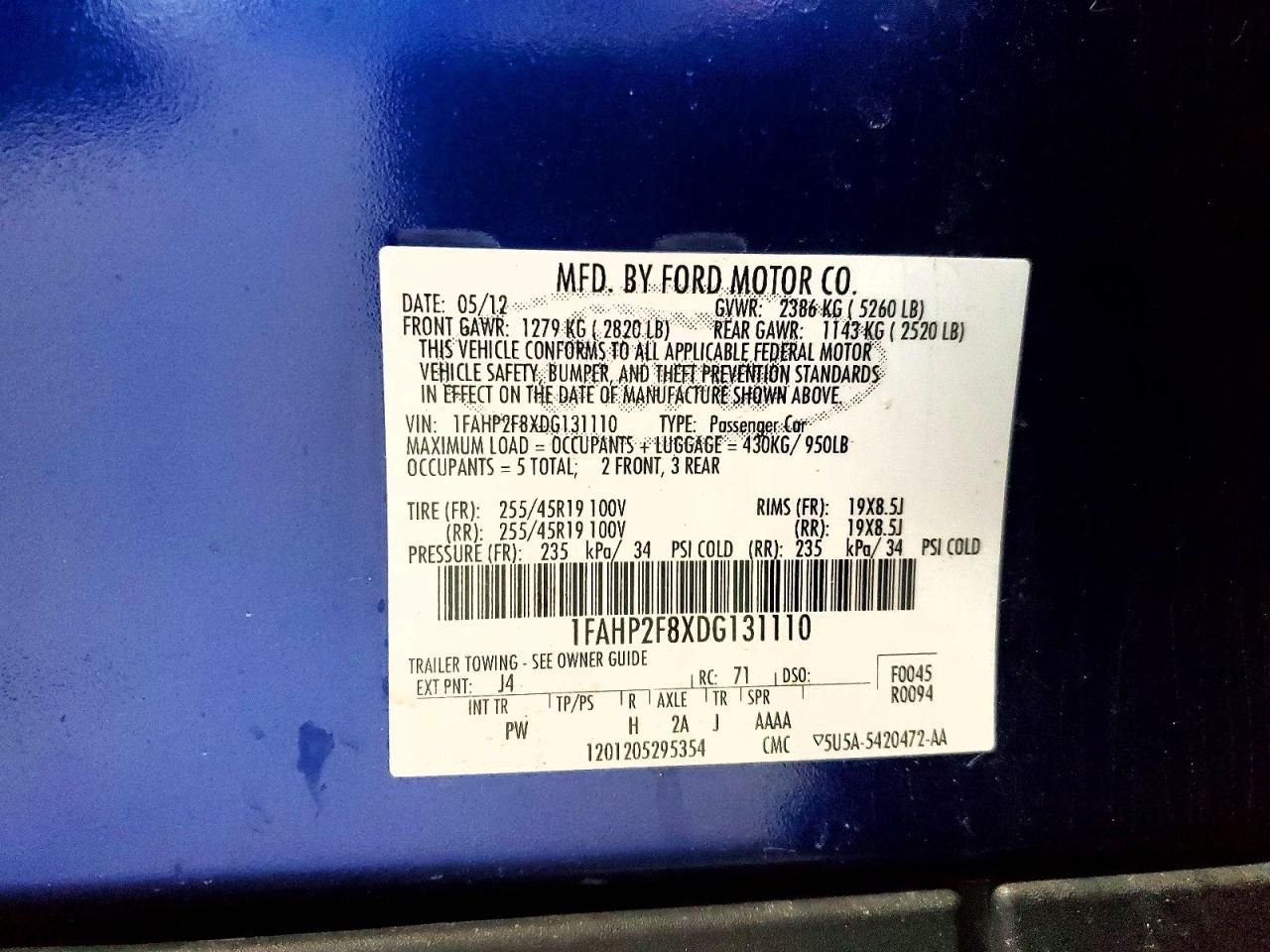 2013 Ford Taurus Limited