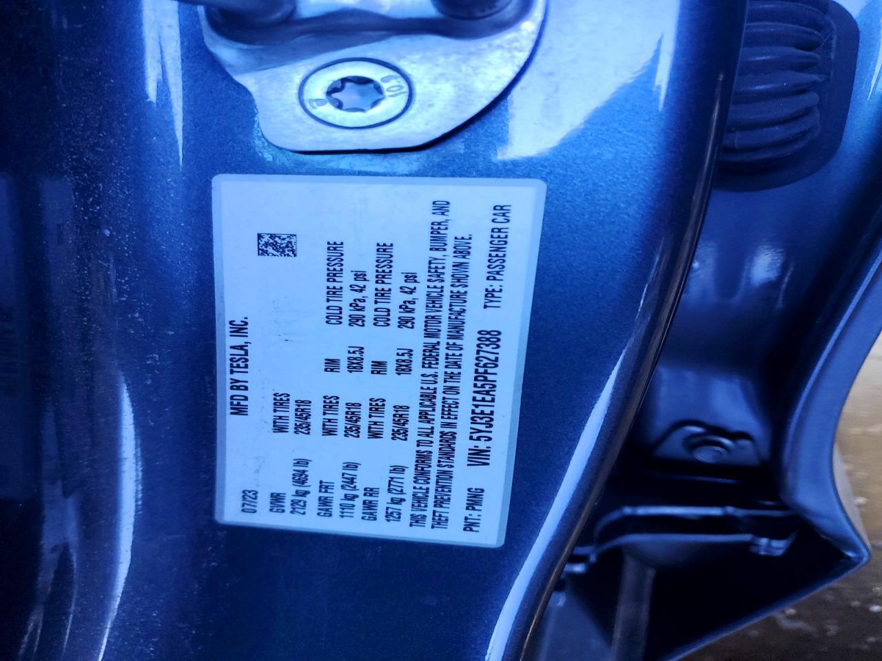 2023 Tesla Model 3