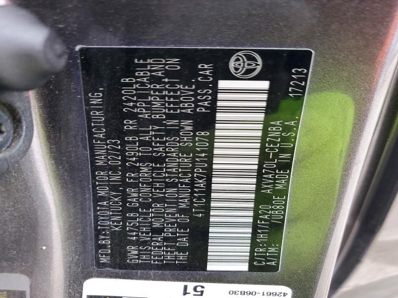 2023 Toyota Camry le