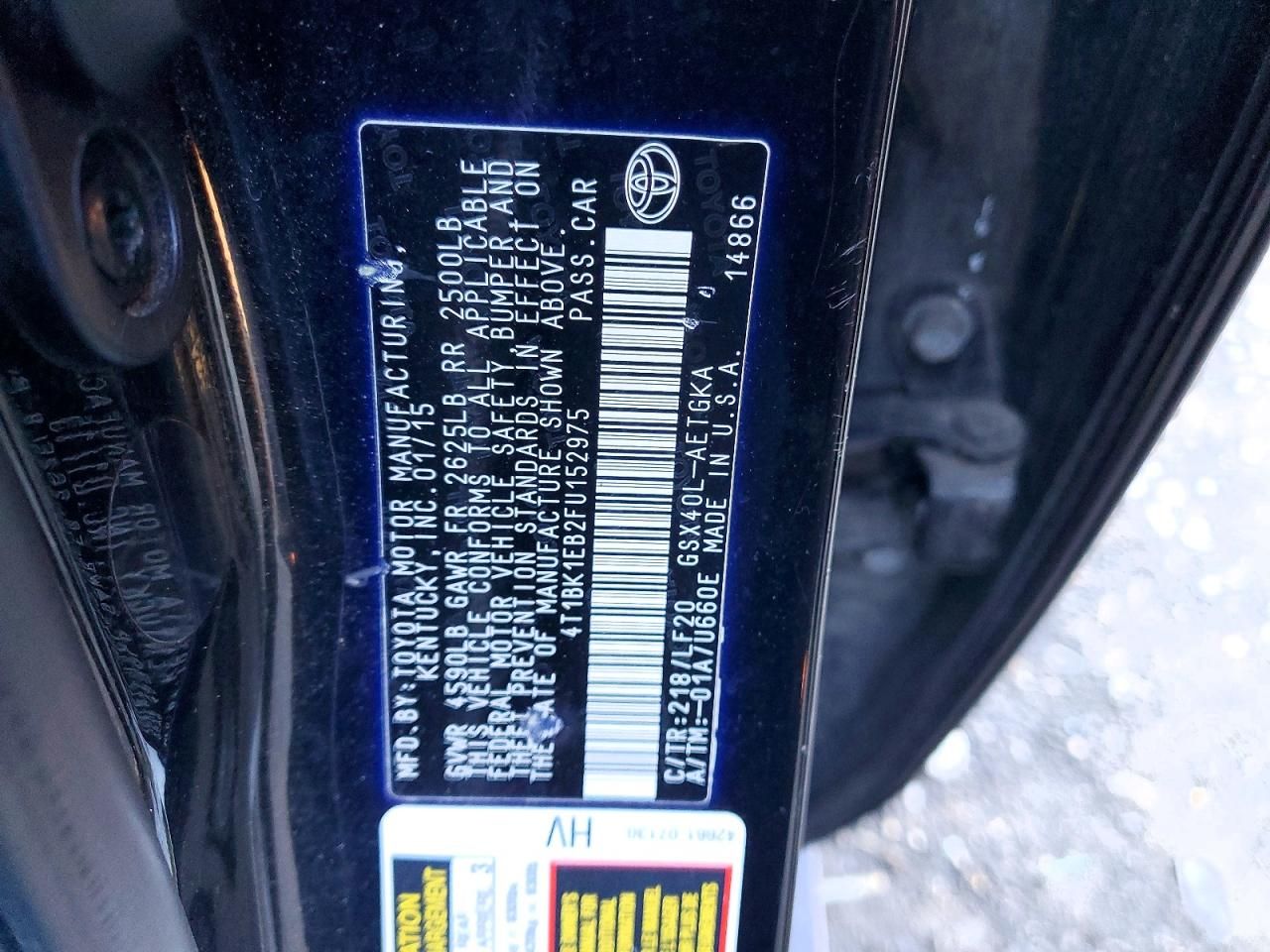 2015 Toyota Avalon xle