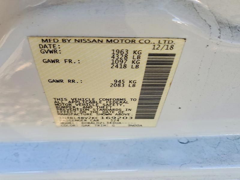 2019 Nissan Altima s