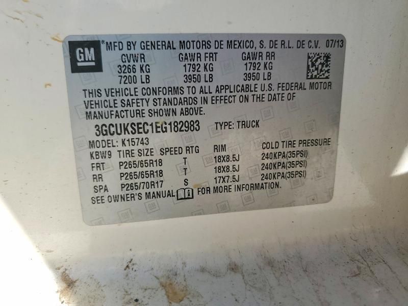 2014 Chevrolet Silverado K1500 LTZ