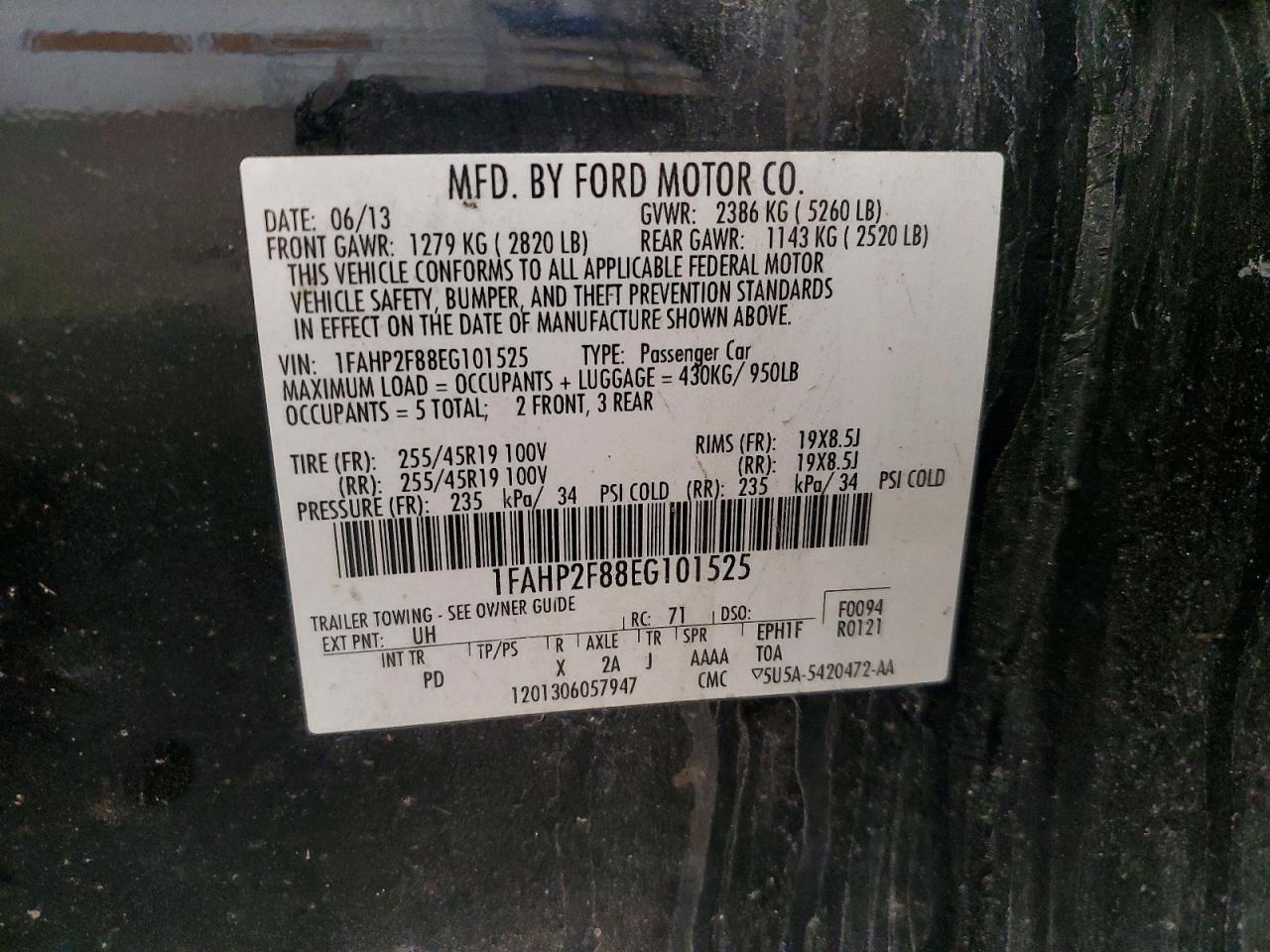 2014 Ford Taurus Limited