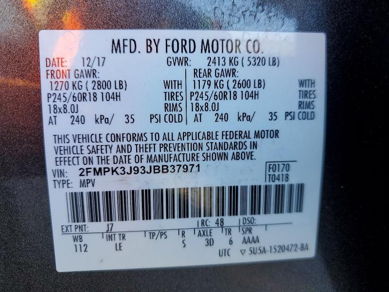 2018 Ford Edge sel