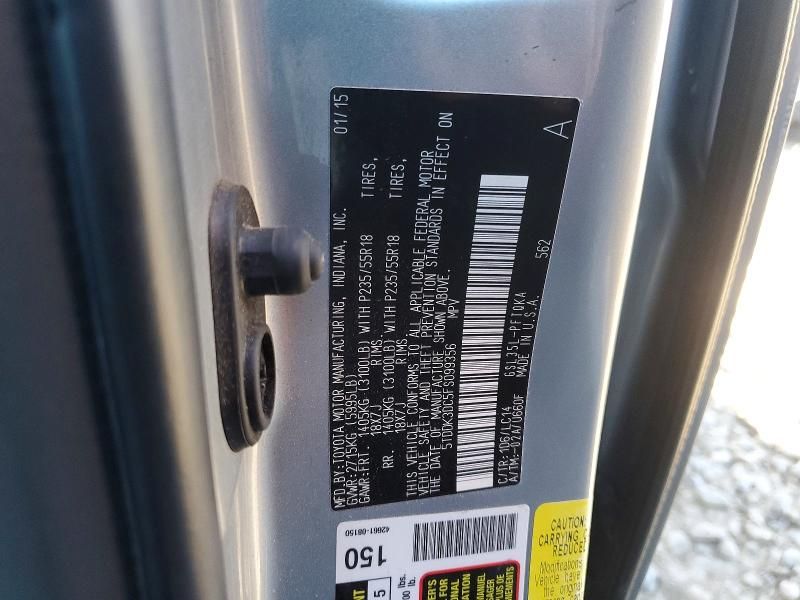 2015 Toyota Sienna xle