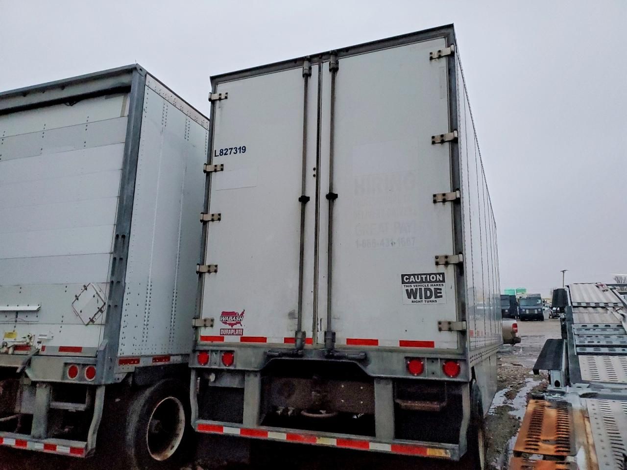 2014 Wabash Dvdbhpc dry van Trailer