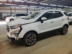 Ford Ecosport salvage cars for sale: 2018 Ford Ecosport Titanium