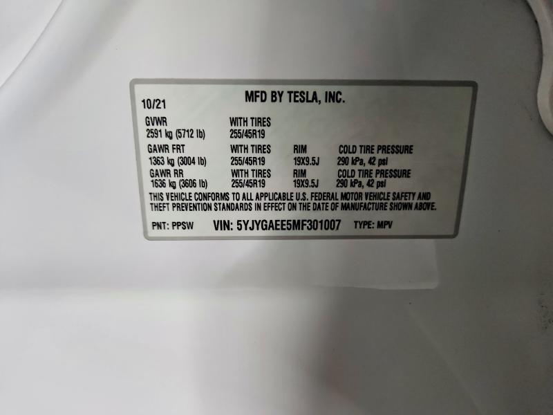 2021 Tesla Model y