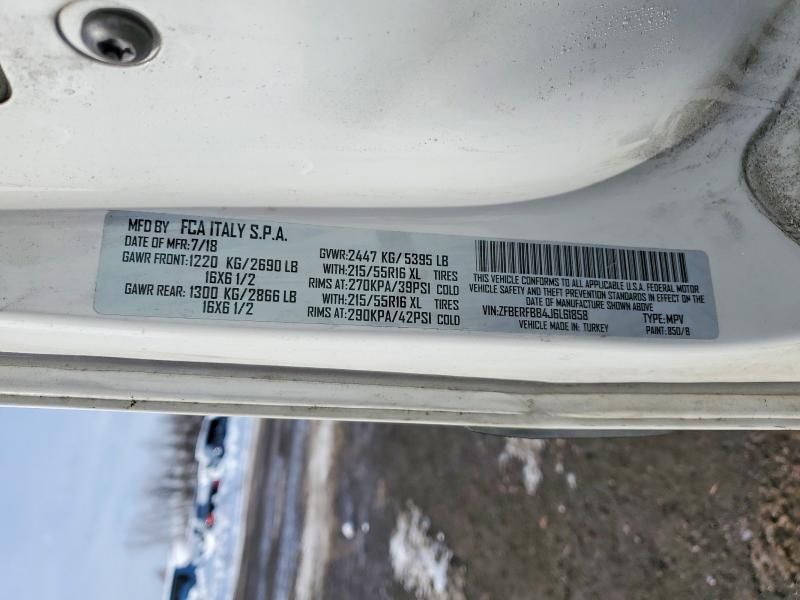 2018 Dodge RAM Promaster City Utility / Service Van