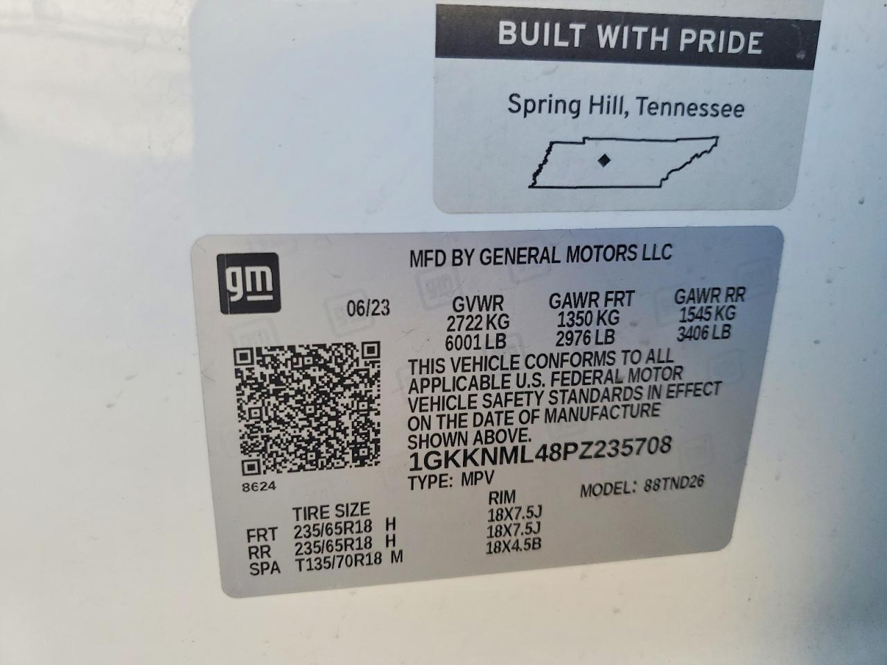 2023 GMC Acadia slt