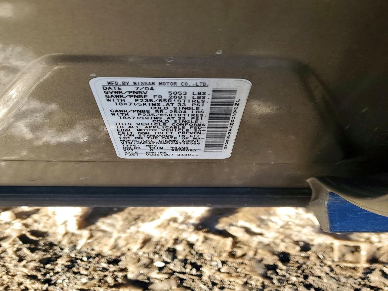 2004 Nissan Murano sl