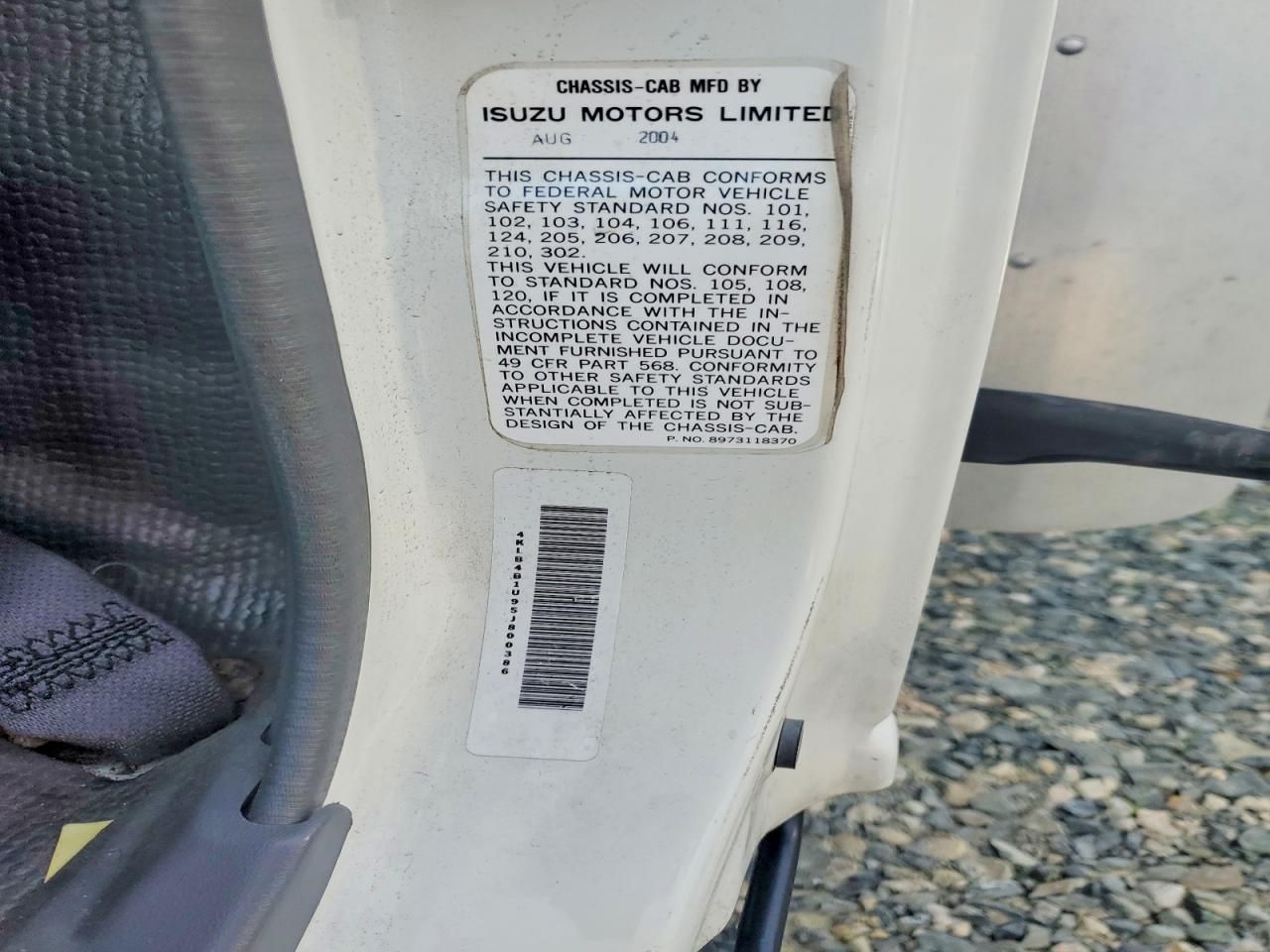 2005 Isuzu NPR HD BOX Truck