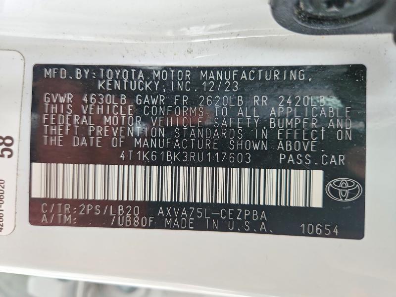 2024 Toyota Camry xse