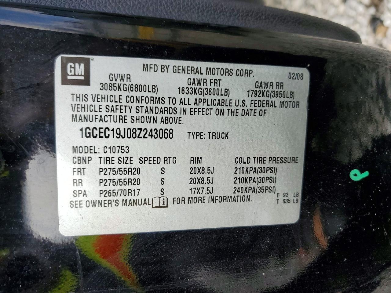 2008 Chevrolet Silverado C1500