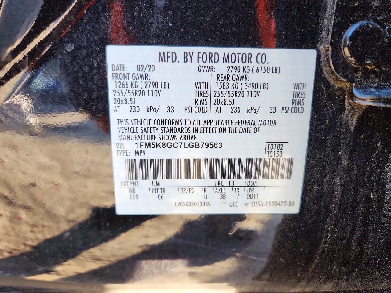 2020 Ford Explorer st