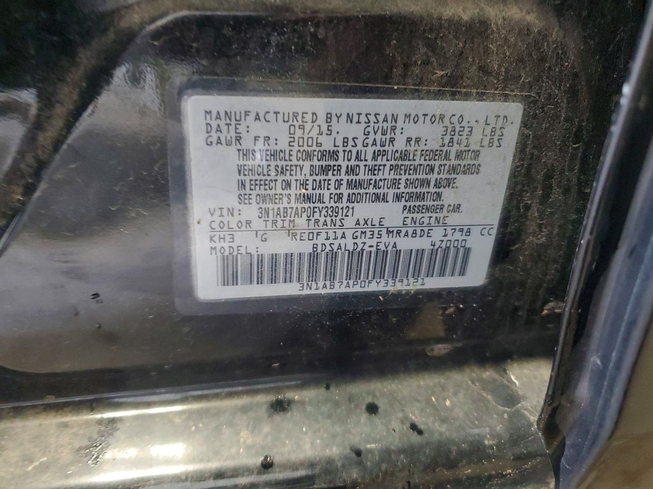 2015 Nissan Sentra s