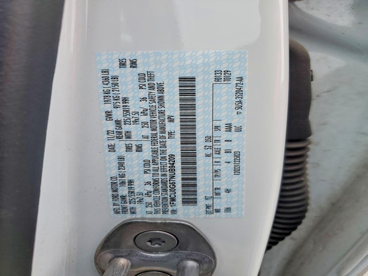 2022 Ford Escape se