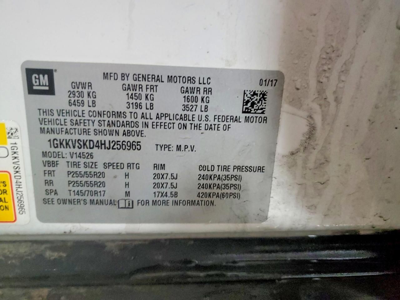 2017 GMC Acadia Limited Slt-2