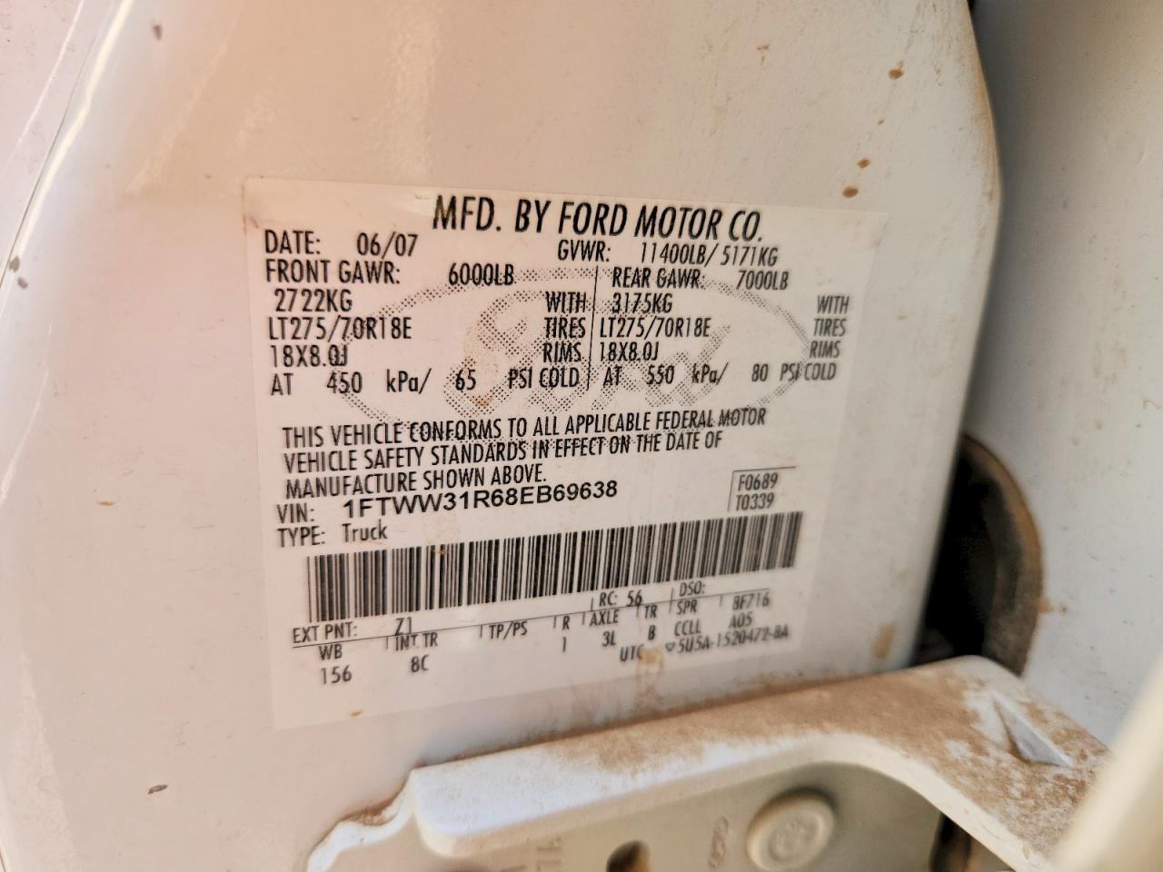 2008 Ford F350 SRW Super Duty