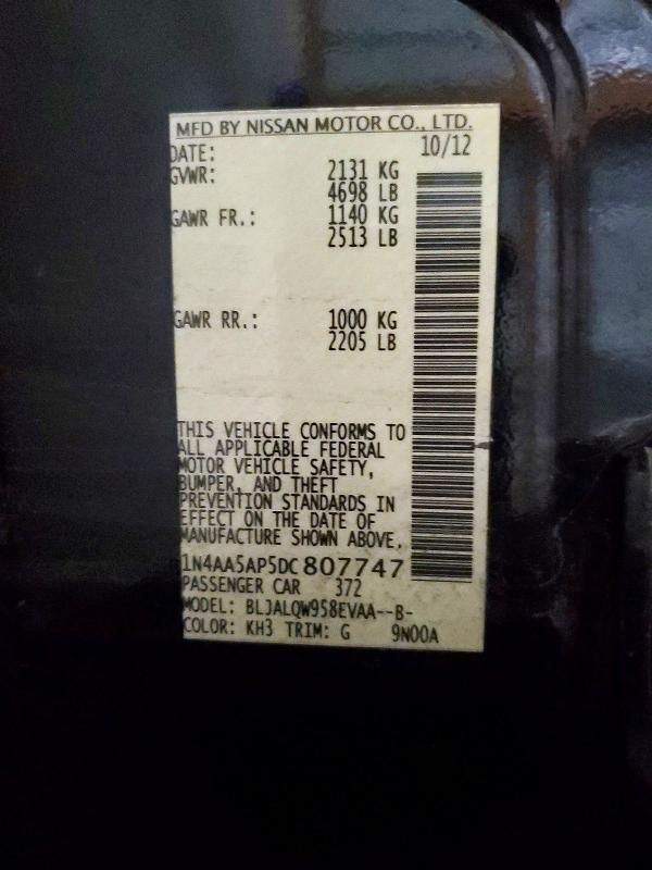 2013 Nissan Maxima s