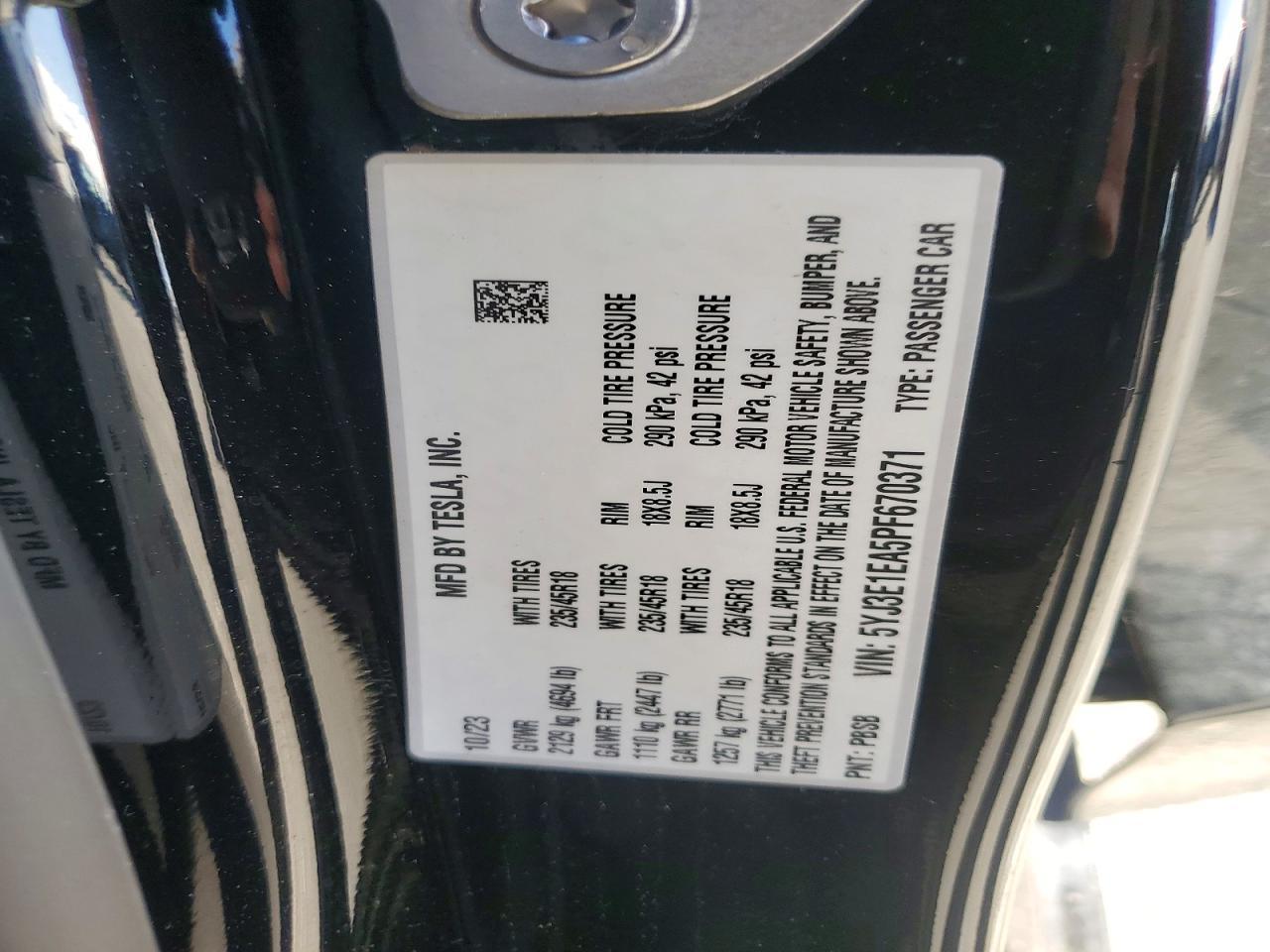 2023 Tesla Model 3