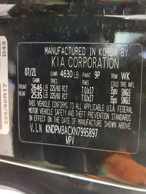 2022 KIA Sportage lx