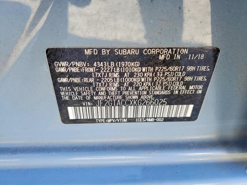 2019 Subaru Crosstrek Premium