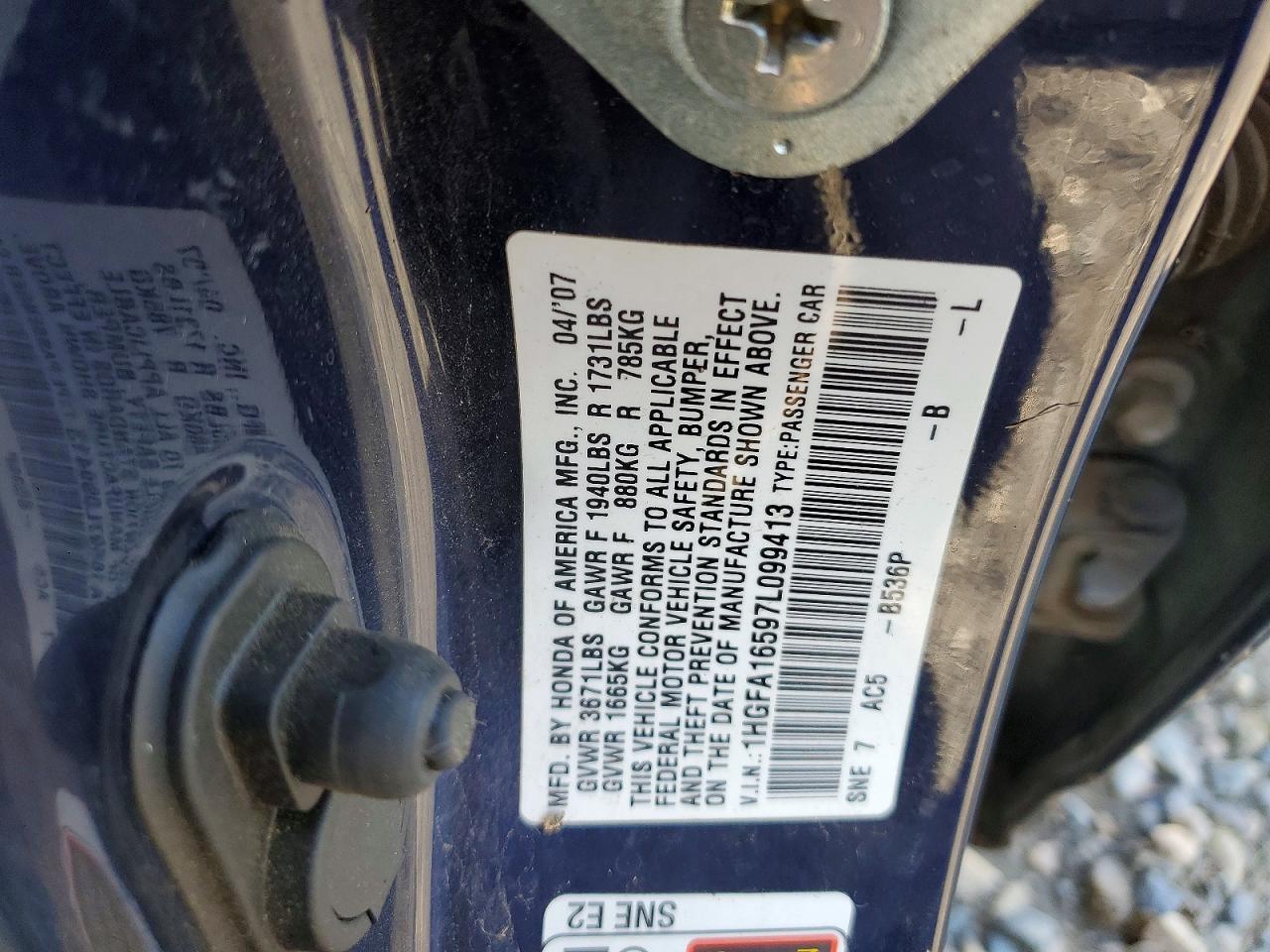 2007 Honda Civic lx