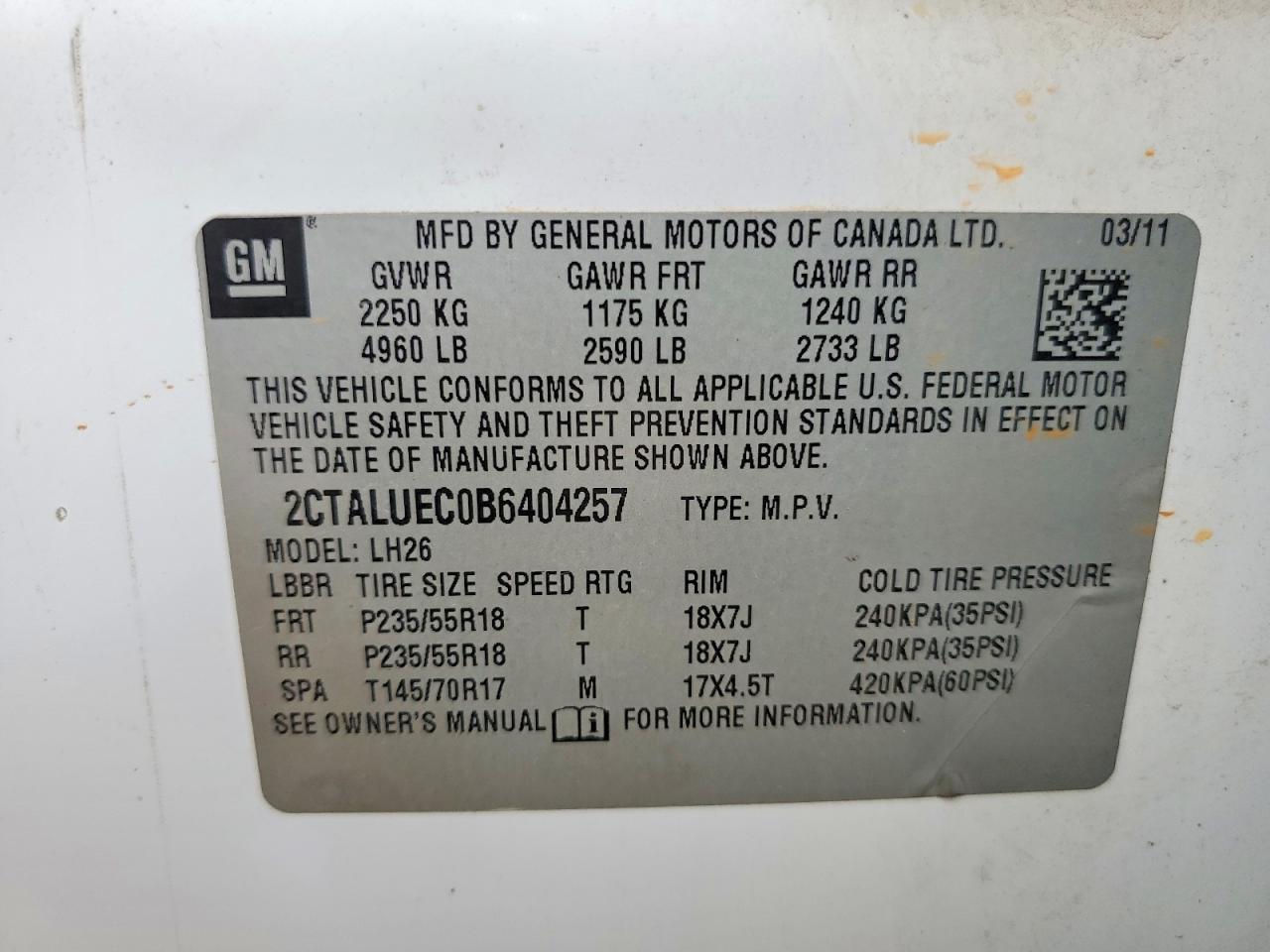 2011 GMC Terrain slt