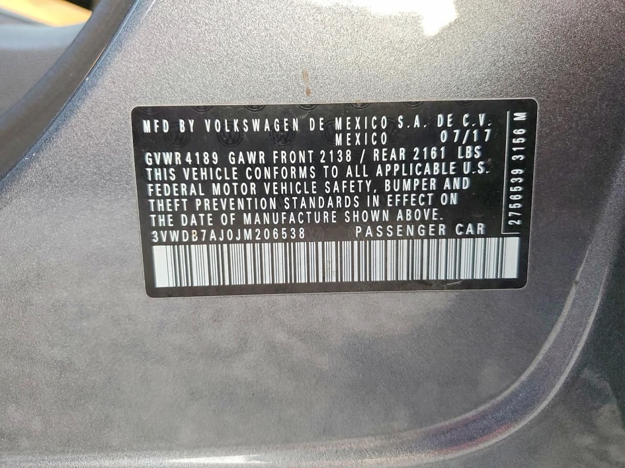 2018 Volkswagen Jetta se