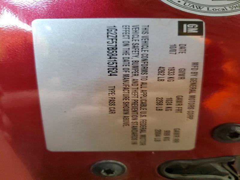 2008 Pontiac G6 Value Leader