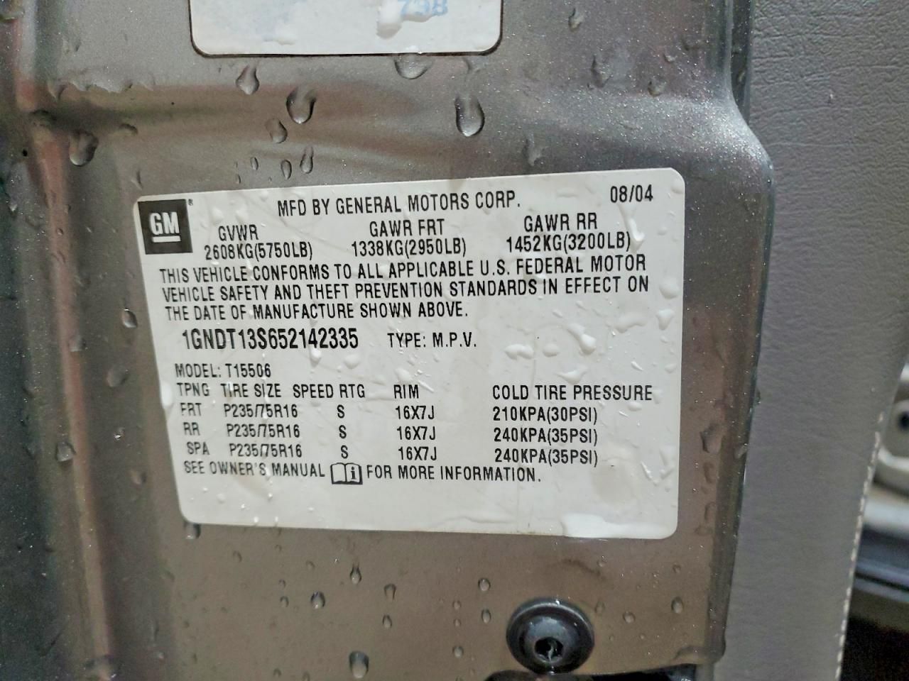 2005 Chevrolet Trailblazer ls