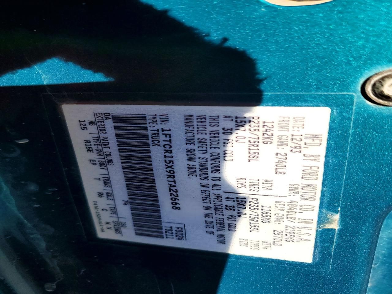 1994 Ford Ranger Super cab