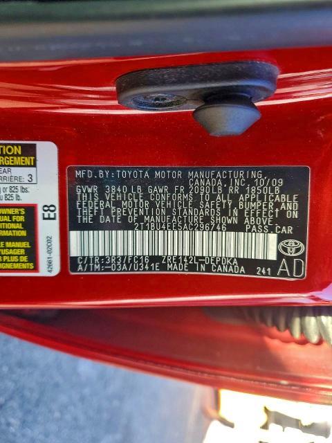 2010 Toyota Corolla Base