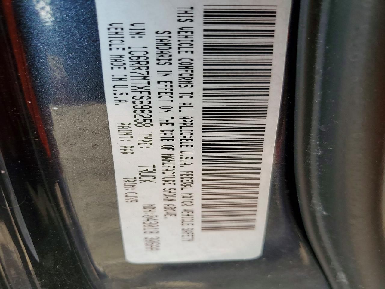 2015 Dodge Ram 1500 Sport