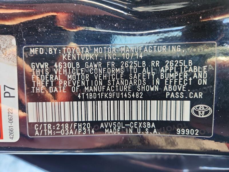 2015 Toyota Camry Hybrid