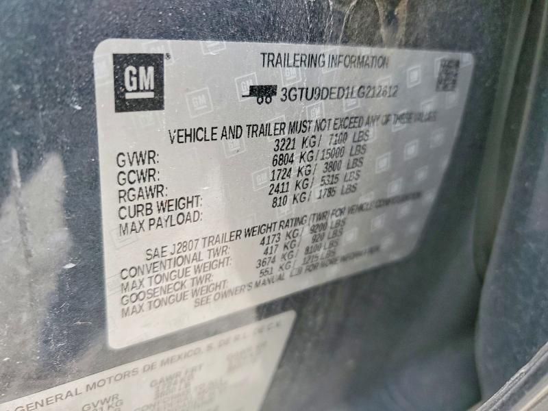 2020 GMC Sierra K1500 slt