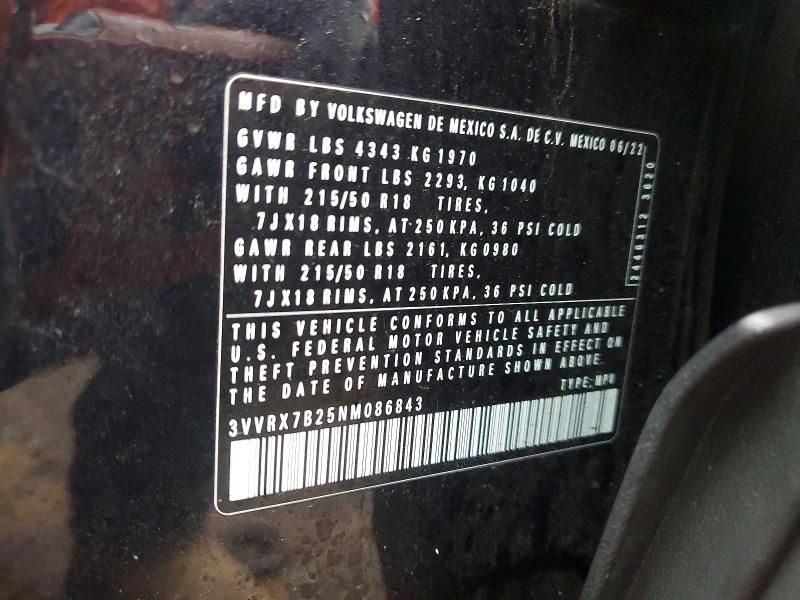 2022 Volkswagen Taos se