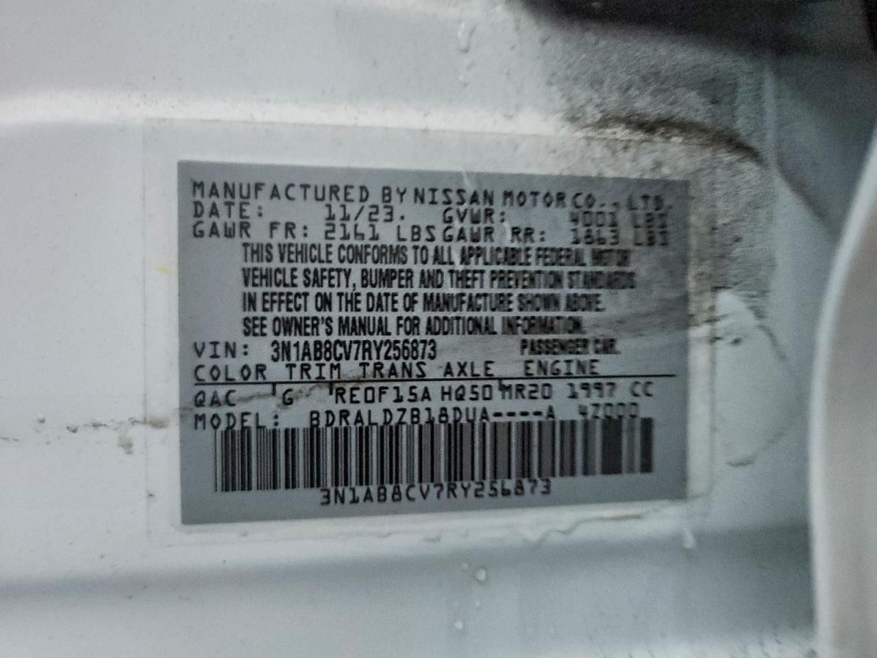 2024 Nissan Sentra sv