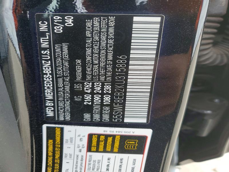 2019 Mercedes-Benz C 300 4matic