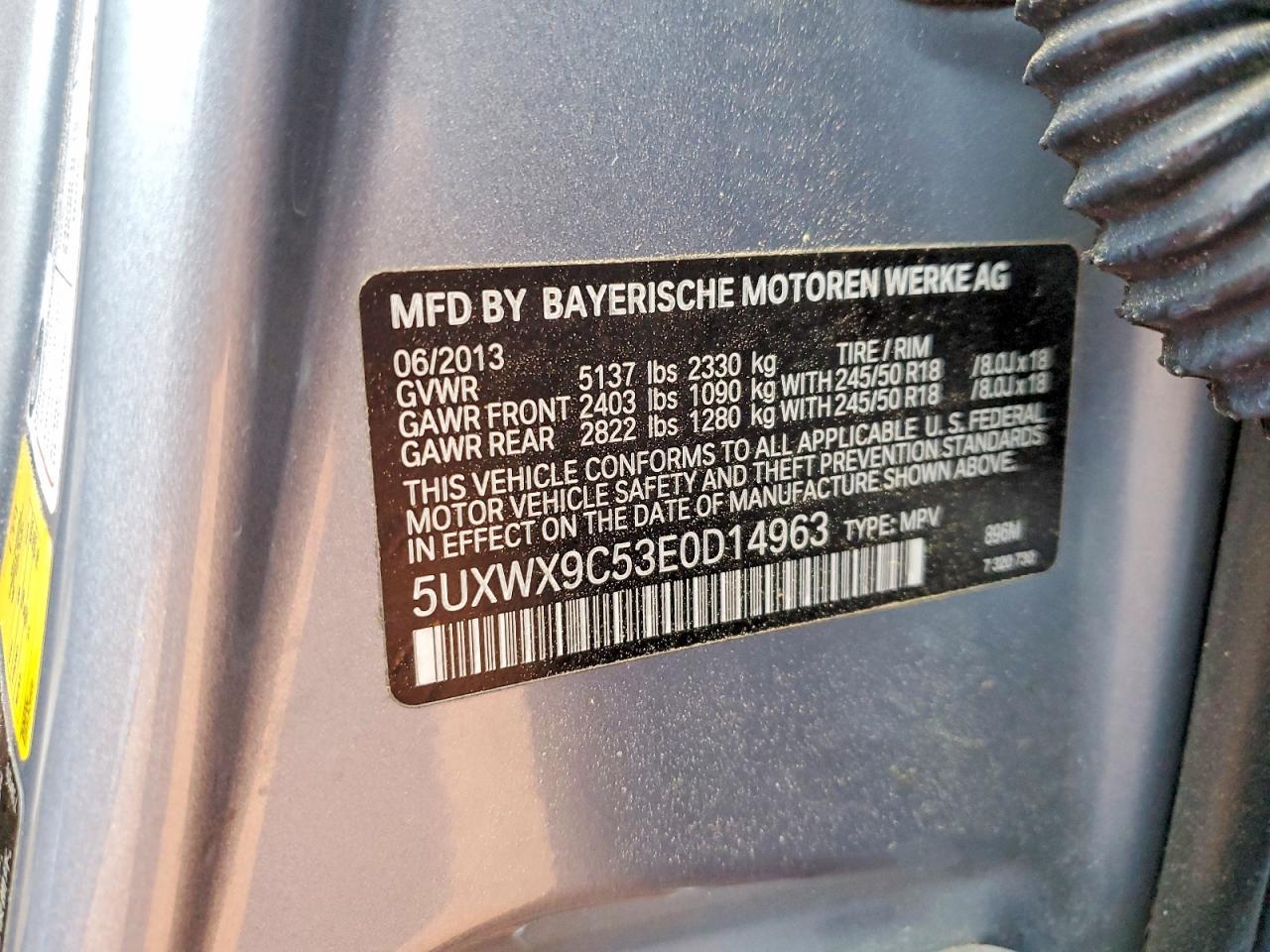 2014 BMW X3 Xdrive28i