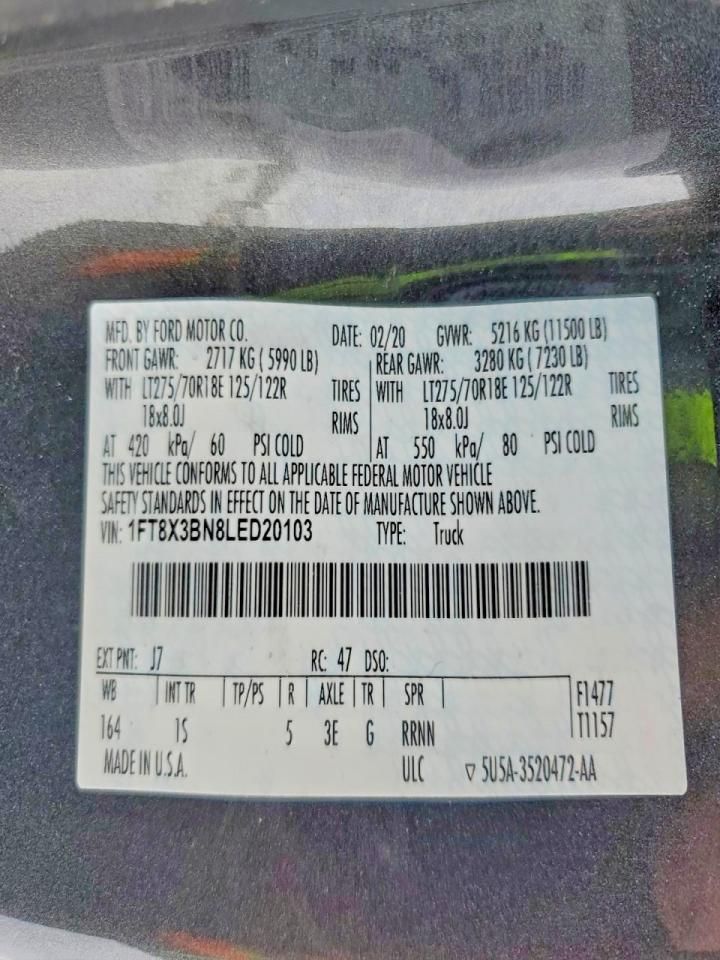 2020 Ford F350 Super Duty